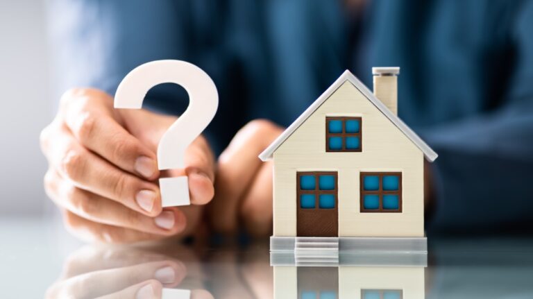 House with question mark